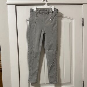 American Eagle Outfitters High Rise Gray Jeans